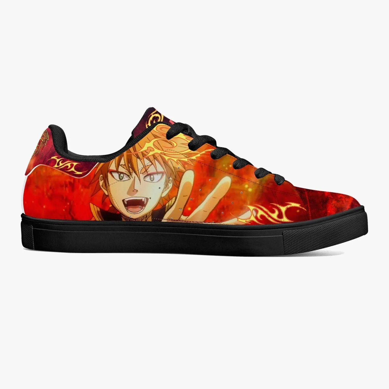Black Clover Leopold Vermillion Skate Anime Shoes
